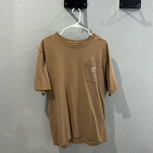 Carhartt Men's Tan Pocket T-Shirt